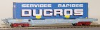 30293 LS Models Flat car type KMr with 40 foot container DUCROS